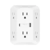 Belkin 6-Outlet USB-A and USB-C Ports Outlet Adapter, White (SRA008P6TT)