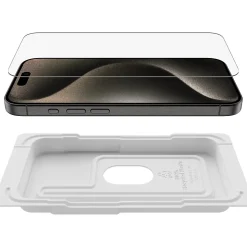 Belkin ScreenForce TemperedGlass Screen Protector for iPhone 15 Pro (OVA137zz)