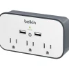 Belkin Surge Protector, 300 Joules, 3 Outlet (BSV300TTCW)