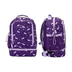 bentgo Kids Prints Unicorn Backpack with Lunch Box, Multicolor (BGBKPAK-UNI)