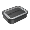 Bentgo MicroSteel Lunch Box, Carbon Black, 41 oz. (BGSTLCH-CB)