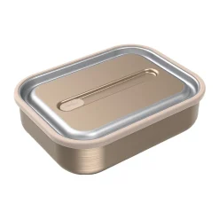 Bentgo MicroSteel Lunch Box, Gold, 41 oz. (BGSTLCH-GD)