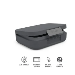 bentgo Modern Lunch Box, Dark Gray, 44 oz. (BGOMDN-DG)