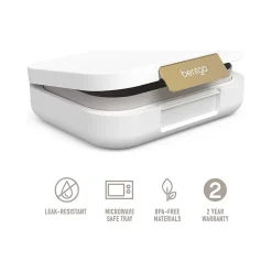 bentgo Modern Lunch Box, White, 44 oz. (BGOMDN-W)