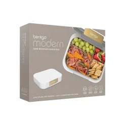 bentgo Modern Lunch Box, White, 44 oz. (BGOMDN-W)