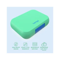 bentgo Pop Lunch Box, Spring Green/Blue (BGOPOP-SG)