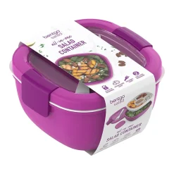 bentgo Salad Container, Purple, 54 oz. (BGOSAL-P)
