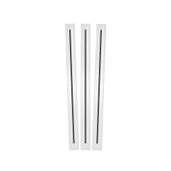 BERK Individually Wrapped Black Plastic Stirrer, 500/Box (1241213)