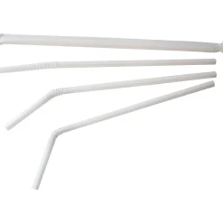 Berkley Square Polypropylene Straws 7.75", White, 400/Box (1245100)