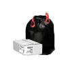 Berry Global Draw 'N Tie 33 Gallon Industrial Trash Bag, 33.5" x 38", Low Density, 1.2mil, Black, 150 Bags/Box (1DTL150)