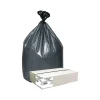 Berry Global Platinum Plus 33 Gallon Industrial Trash Bag, 33" x 40", Low Density, 1.35 mil, Gray, 100 Bags/Box (PLA4070)