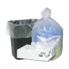 Berry Global Ultra Plus 16 Gallon Industrial Trash Bag, 24" x 32", High Density, 8 mic, Natural, 1000 Bags/Box (WHD 3308)