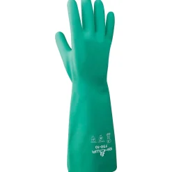 Best Manufacturing Company Green Caustics Resist Chemical Resistant Glove, 7, 12/Pack