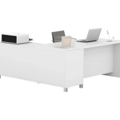 Bestar Pro-Linea L-Desk, White (120863-17)