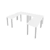Bestar Universel 48" Table Desk, White (65900-000017)