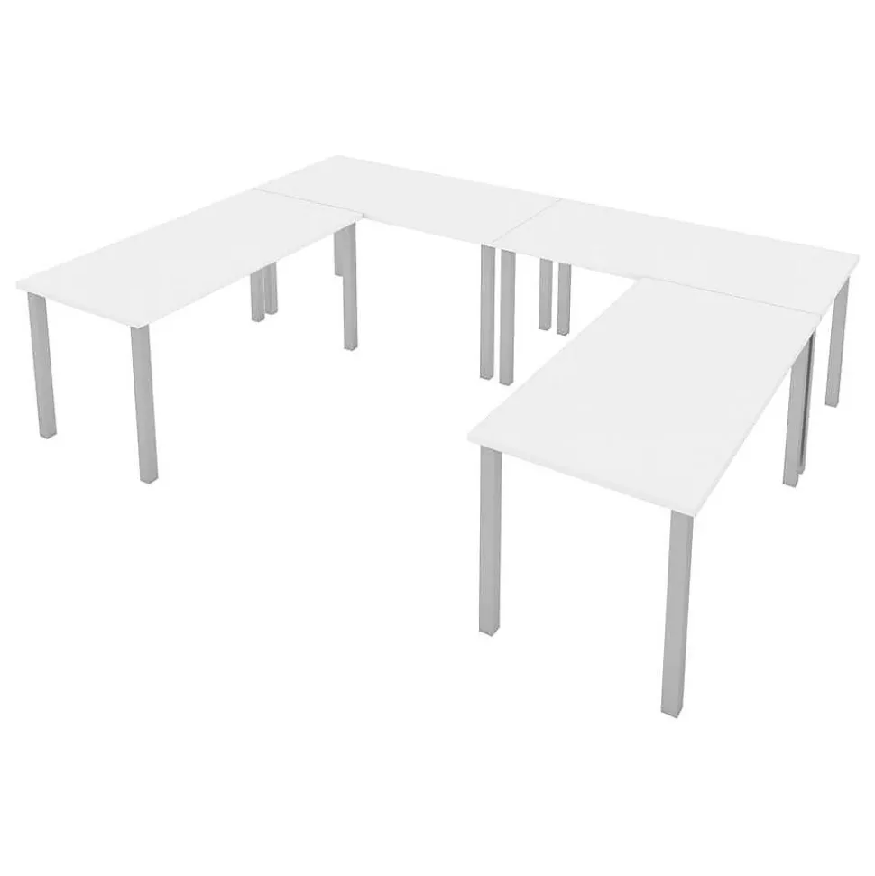 Bestar Universel 60" Table Desk, White (65901-000017)