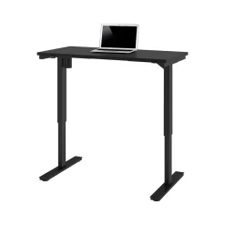 Bestar Universel 48"W Electric Height Adjustable Desk, Black (65857-18)