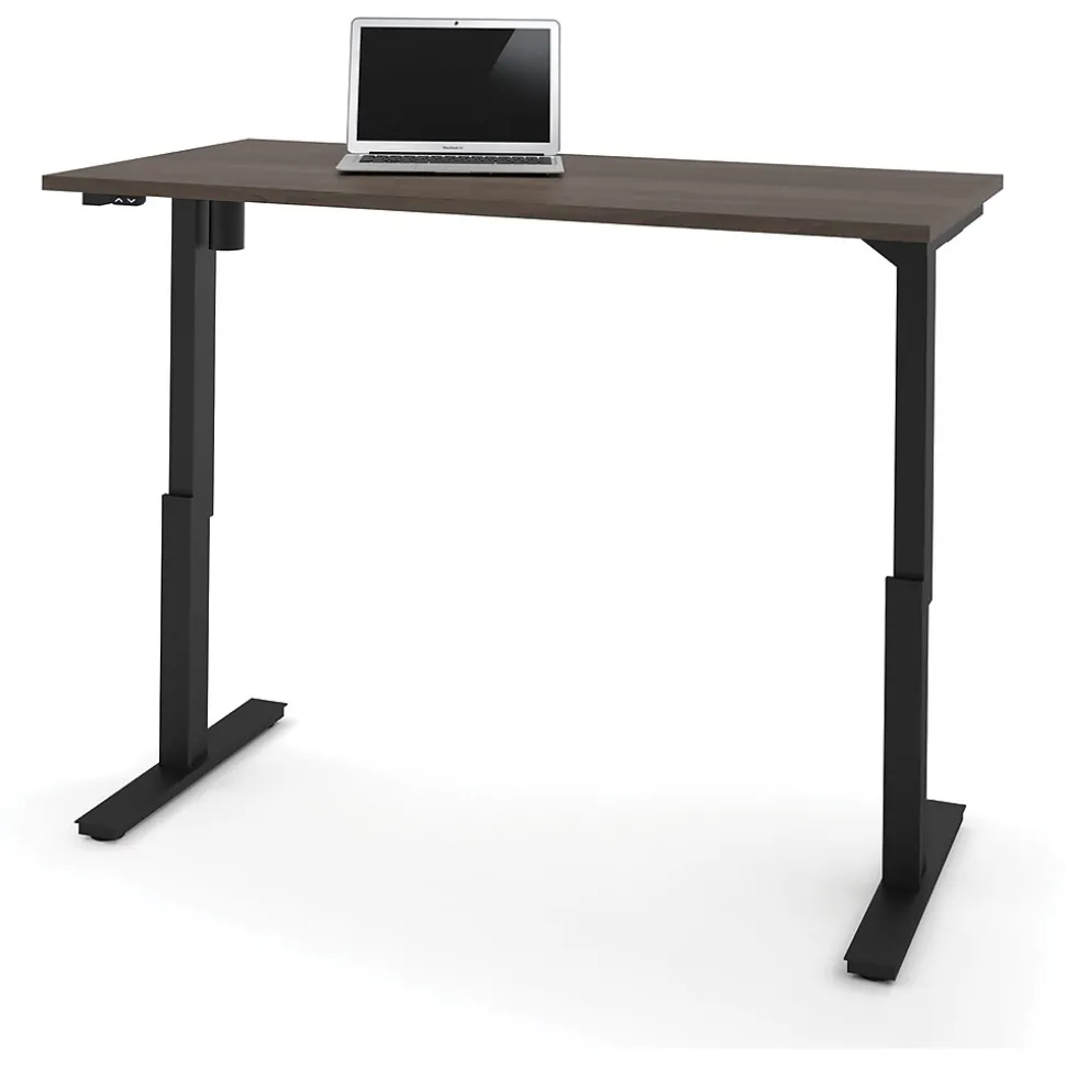 Bestar Universel 60"W Electric Height Adjustable Desk, Antigua (65867-52)