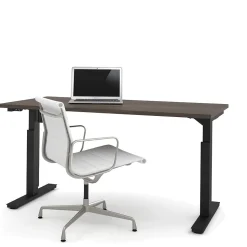 Bestar Universel 60"W Electric Height Adjustable Desk, Antigua (65867-52)