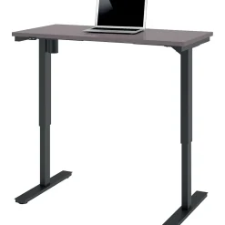 Bestar Universel 48"W Electric Height-Adjustable Desk, Slate (65857-59)