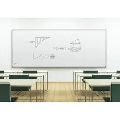 Best-Rite El Grande Porcelain Steel Dry Erase Whiteboard 5' x 10' Deluxe Aluminum Trim (202AL-25)