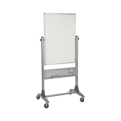 Best-Rite Platinum Porcelain Dry-Erase Whiteboard, Anodized Aluminum Frame, 3' x 2' (669RU-DD)