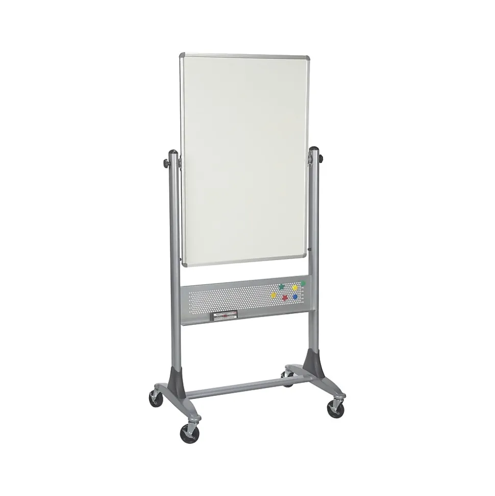 Best-Rite Platinum Porcelain Dry-Erase Whiteboard, Anodized Aluminum Frame, 3' x 2' (669RU-DD)