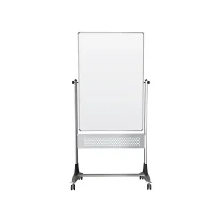Best-Rite Platinum Porcelain Dry-Erase Whiteboard, Anodized Aluminum Frame, 3' x 2' (669RU-DD)