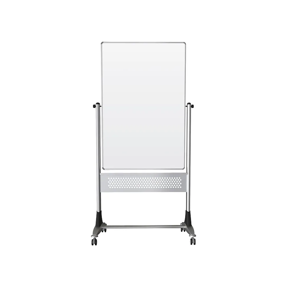 Best-Rite Platinum Porcelain Dry-Erase Whiteboard, Anodized Aluminum Frame, 3' x 2' (669RU-DD)