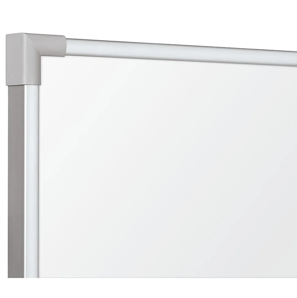 Best-Rite Porcelain Dry-Erase Whiteboard, Anodized Aluminum Frame, 4' x 6' (2029G-25)