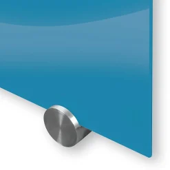 Best-Rite Visionary Colors Magnetic Glass Dry Erase Whiteboard 47.24" x 70.87" Blue (83845-Blue)