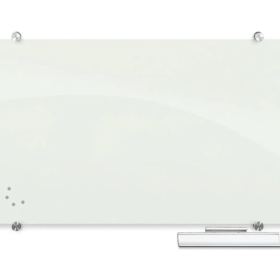 Best-Rite Visionary Glass Dry-Erase Whiteboard, 3' x 2' (83843)