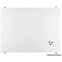 Best-Rite Visionary Glass Dry-Erase Whiteboard, 4' x 3' (83844)