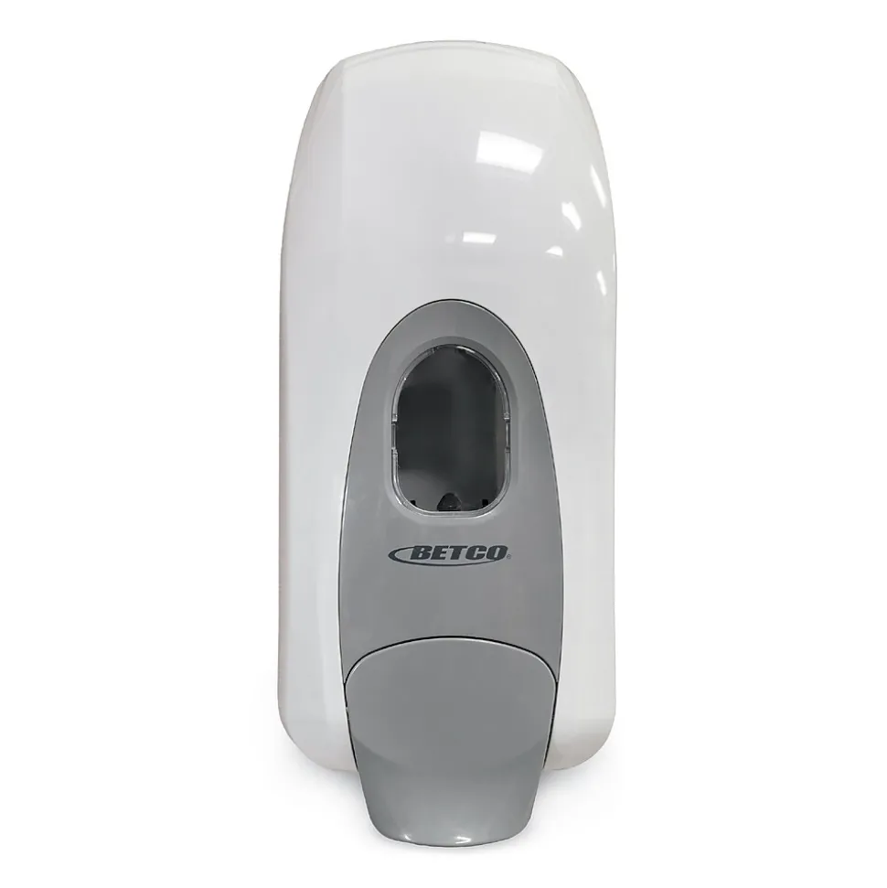 Betco Clario Universal 91819-00 Wall Mounted Hand Soap/Hand Sanitizer Dispenser, White (9181900)