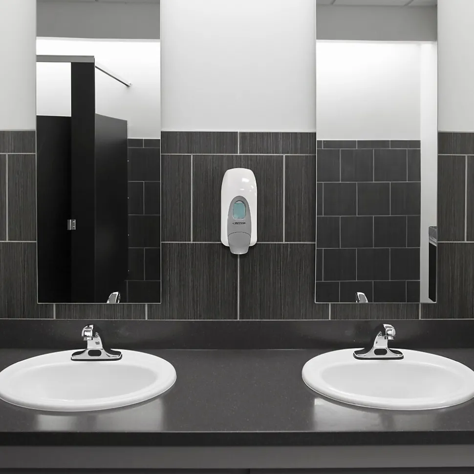 Betco Clario Universal 91819-00 Wall Mounted Hand Soap/Hand Sanitizer Dispenser, White (9181900)