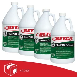 Betco FiberPRO Es-Steam Carpet Cleaner, Country Fresh, 1 gal., 4/Carton (BET4020400)