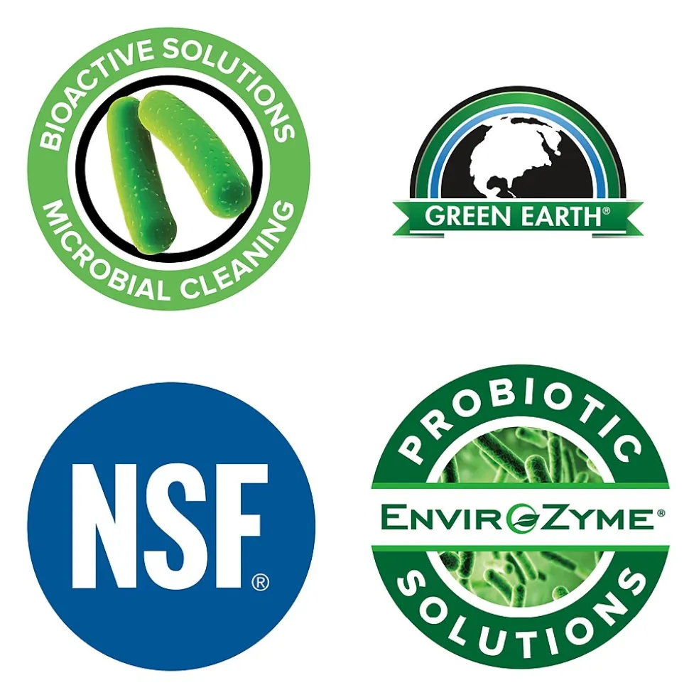 Betco Probiotic Solutions Drain and Trap Treatment, Ocean Scent, 1 gal Bottle, 4/Carton (BET26000400)