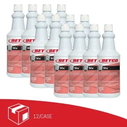 Betco Stix Toilet Bowl Cleaner, Cherry/Almond Scent, 32 oz., 12 Bottles/Carton (761200)