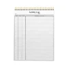 Better Office Activity Log Notepad, 8.5" x 11", Project-Ruled, White/Black, 50 Sheets/Pad (25826)