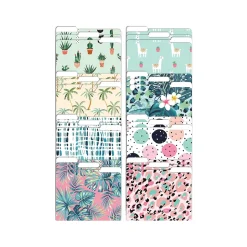 Better Office Cute & Fun Modern Mix Heavyweight File Folders, 1/3-Cut Tab, Letter Size, Assorted Colors, 24/Pack (80023-24PK)