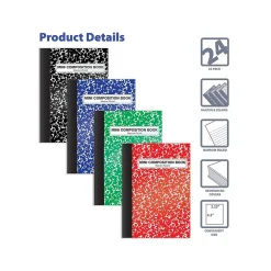 Better Office Mini Composition Notebooks, 3.25