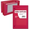Better Office Products Frosted Index Card Case 3" x 5", 24/Pack