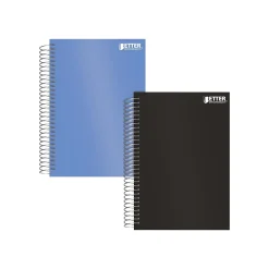 Better Office 1-Subject Notebooks, 4.38" x 7", College Ruled, 100 Sheets, 2/Pack (25792-2PK)