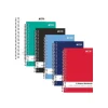 Better Office 3-Subject Notebooks, 5.5" x 9.5", College Ruled, 150 Sheets, 6/Pack (25746-6PK)