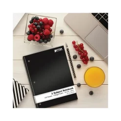 Better Office 3-Subject Notebooks, 8