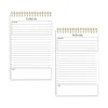 Better Office To-Do List Notepad, 5.5" x 8.5", Ruled, White, 50 Sheets/Pad, 2 Pads/Pack (25824-2PK)