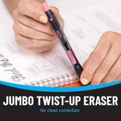 BIC Break-Resistant Mechanical Pencils with Erasers, 0.7mm, #2 Medium Lead, 2/Pack (MV7PRP2-BLK)