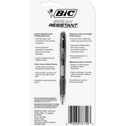 BIC Break-Resistant Mechanical Pencils with Erasers, 0.7mm, #2 Medium Lead, 2/Pack (MV7PRP2-BLK)