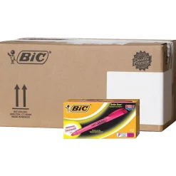 BIC Brite Liner Stick Highlighters, Chisel Tip, Fluorescent Pink, 216/Ct (BL11PNKCT)