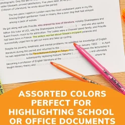 BIC Brite Liner Stick Highlighter, Chisel Tip, Assorted, 24/Pack (BL241AST)